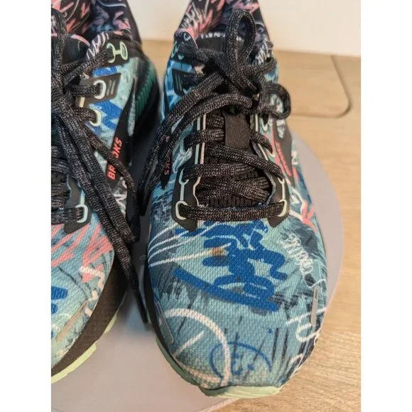 Brooks Adrenaline GTS 22 Womens Size 6 B Tropicla Flamingo Yucca 1203531B095 - Picture 9 of 11